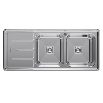 0 تا 100 تمیز کردن سینک آشپزخانه سینک استیل توکار تایسز TS-4102