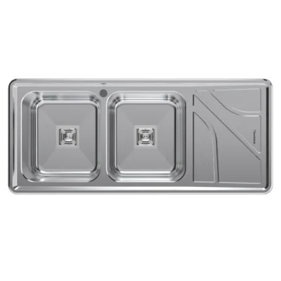 0 تا 100 تمیز کردن سینک آشپزخانه سینک استیل توکار تایسز TS-4109