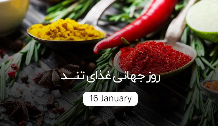 تایسزمگ روز جهانی غذای تند؛ 26 دی – 16 ژانویه
