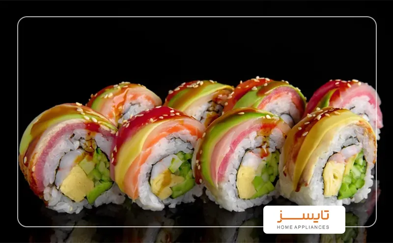 روز جهانی سوشی Sushi و معرفی 20 سوشی محبوب و پرطرفدار سوشی رنگین کمال - معرفی انواع سوشی محبوب و پر طرفدار