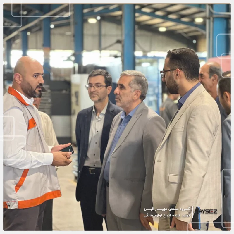 خرید بازدید مدیرکل محترم ادراه صنعت، معدن و تجارت استان قزوین از کارخانه تایسز ، مرداد 1403. | تایسز