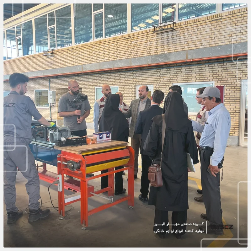 خرید بازدید مدیرکل محترم سازمان استاندارد استان قزوین از کارخانه تایسز، خرداد ماه 1404 | تایسز