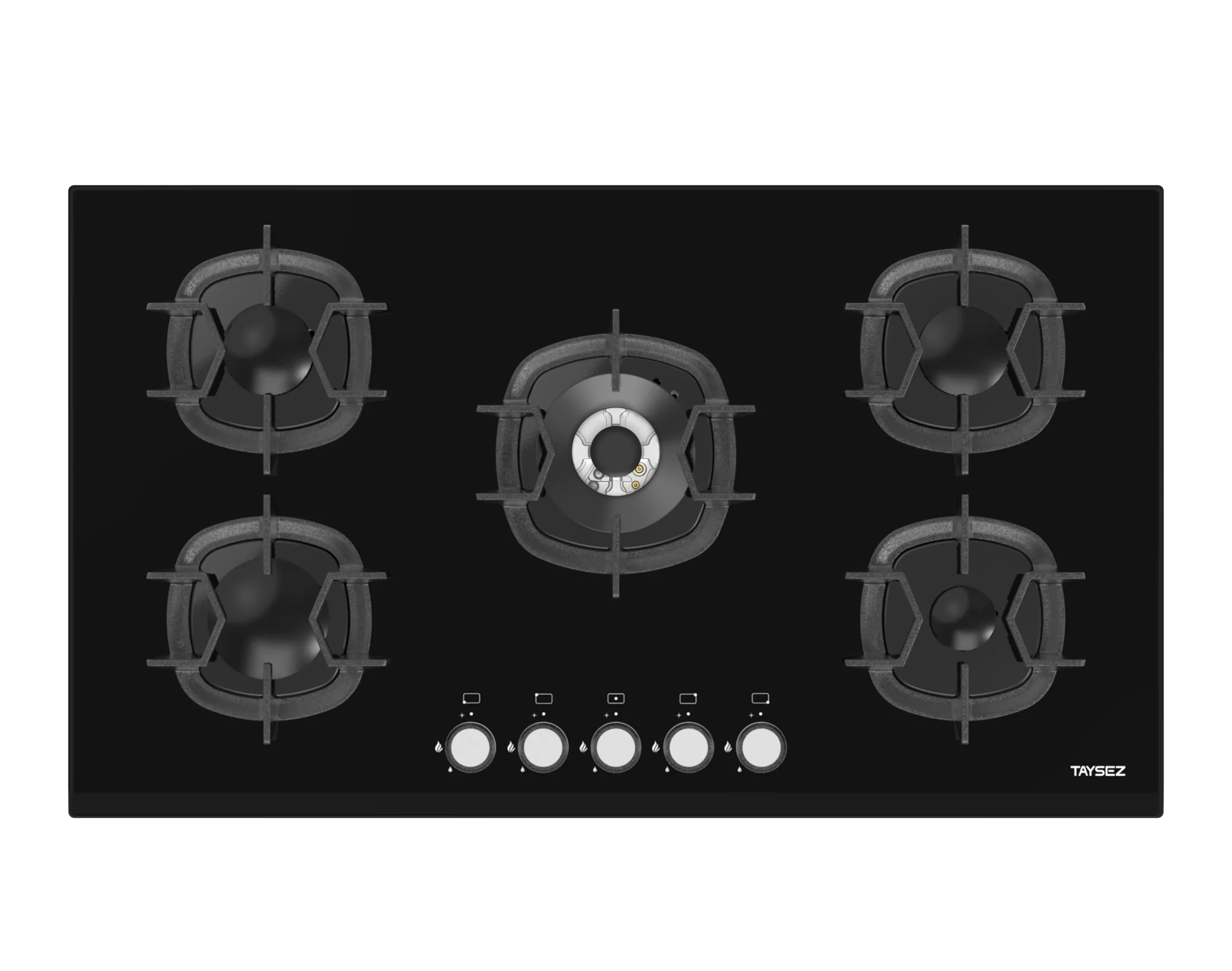 TG-1106_11zon گاز رومیزی پنج شعله شیشه ای مدل TG-1106 - تصویر 1